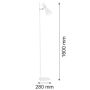 Argon LUKKA 3891 Lampadaire 1x15W/E27 IP20