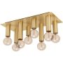 Eglo MARZENO 39959 Lampe de plafond 8X40W/E27 IP20