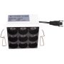 Maxlight X-LINE H0137 Spot encastré 9x10w/led 3000k 700lm ip20
