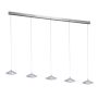 Milagro ELLIPSE ML415 Suspension lumineuse 5x5W/LED