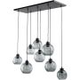 TK Lighting CUBUS GRAPHITE 4113 Suspension lumineuse 8x60W/E27