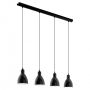Eglo PRIDDY 49466 Suspension lumineuse 4x60W/E27