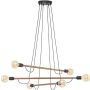 TK Lighting HELIX 4950 Suspension lumineuse 6x15W/e27 IP20
