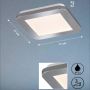 Fischer&Honsel Gotland 21231 Plafonnier 1x8.5W/LED 3000K 1100 lm IP44