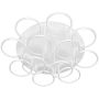 Altavola Design Ledowe okręgi LA078/CE_12_in_3k_white Lampe de plafond 12x144W/LED 3000K 8600lm IP44