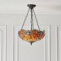 Endon DRAGONFLY FLAME 64076 Suspension lumineuse 3x60W/E27 IP20