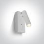 One Light Reading Spots 65746/W/W Applique murale 1x3W/LED 3000K 150lm IP20