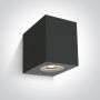 One Light Outdoor Cube 67142H/AN Applique murale 1x6W/GU10 IP65