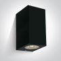 One Light Outdoor Cube 67142K/B Applique murale 2x6W/GU10 IP65