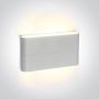 One Light Outdoor Slim Range Up & down 67376A/W/W Applique murale 2x6W/LED 3000K 420lm IP54