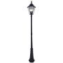 Lutec LONDON SOLAR 6951301189 Lanterne 3x6w/ 2700k 300lm ip44 SOLAR