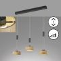 Fischer&Honsel SHINE-WOOD 61093 Suspension 3x9W/LED 2700K 2900 lm IP20