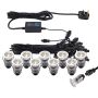Endon IKONPRO CCT 73347 Lampe de passage 10x0,75W/LED 3000K/4000K 120LM IP67