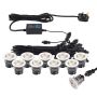 Endon IKONPRO CCT 73348 Lampe de passage 10x0,75W/LED 3000K/4000K 280LM IP67