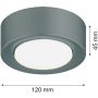 Argon ELORA 8917 Lampe de plafond 1x12W/GX53 ip20