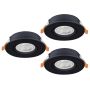 Eglo BARRANCO 902265 Spot encastré 3x4.5W/LED 2700K, 4000K, 6500K 3X450lm ip20