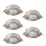 Eglo BARRANCO 902269 Spot encastré 5x4.5W/LED 2700K, 4000K, 6500K 5X450lm ip20