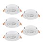 Eglo BARRANCO 902263 Spot encastré 5x4.5W/LED 2700K, 4000K, 6500K 5X450lm ip20