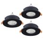 Eglo BARRANCO GU10 902257 Spot encastré 3x4.5W/GU10 ip20