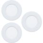 Eglo FUEVA 6 901394 Spot encastré 3x3.7w/led 2700k,4000k,6500k ip20 1350lm