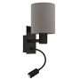 Eglo PASTERI 900701 Applique murale 1x40W/E27|1x3,8W/LED 320lm IP20