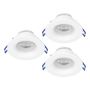 Eglo SALABATE 902272 Spot encastré 3x5W/LED 2700K, 4000K, 6500K 3X540lm ip65