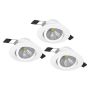Eglo SALICETO 900745 Spot encastré 3x6W/LED 2700K 1350lm IP20