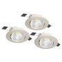 Eglo SALICETO 900746 Spot encastré 3x6W/LED 2700K 1350lm IP20
