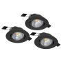 Eglo SALICETO 900747 Spot encastré 3x6W/LED 2700K 1350LM IP20