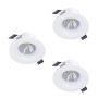 Eglo SALICETO 902277 Spot encastré 3x4.8W/LED 2700K 3X450lm ip20