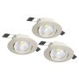 Eglo SALICETO 902282 Spot encastré 3x6W/LED 4000K 3X580lm ip20