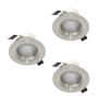 Eglo SALICETO 902279 Spot encastré 3x4.8W/LED 2700K 3X450lm ip20