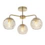 Endon DIMPLE 91968 Lampe de plafond 3x25W/E14 IP20