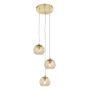 Endon DIMPLE 91971 Suspension lumineuse 3x7W/E14 IP20