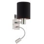 Eglo PASTERI 96483 Applique murale 1x40W/E27 + 1X3,5W/LED 380LM