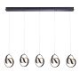 Endon COSMA 97624 Suspension lumineuse 5x14W/LED 3000K 2310LM IP20