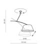 AZzardo BARCELONA LAMPBODY AZ2288 Suspension lumineuse 1x60W/E27 IP20