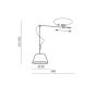 AZzardo MALAGA LAMPBODY AZ2313 Suspension lumineuse 1x60W/E27 IP20