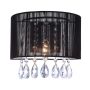 Italux ESSENCE A.9262/1 BK Applique murale 1x40W/E14