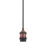 Italux CLASSO DS-M-034 RED COPPER Suspension lumineuse 1x60W/E27