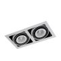 Italux ALESSO GL7116-2/36W WH+BL Spot encastré 2x36W/LED 2770LM IP20