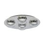 Italux CALVIN HP-932AX-04-9051B CH Plafonnier 4x5W/LED