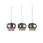 AZzardo BURN 3 LINE AZ2454 Suspension lumineuse 3x40W/G9 IP20