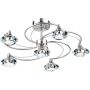Dar Lighting LUTHER LUT0646 Lampe de plafond 6x40W/G9