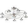Dar Lighting LUTHER LUT2346 Lampe de plafond 10x40W/G9