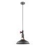 Italux GARIBALDO MDM-2781_1 GR_BK Suspension lumineuse 1x60W/E27 IP20