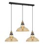 Italux HUBERT MDM-2381/3 GD+AMB Suspension lumineuse 3x40W/E27