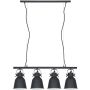Italux LAVARE MD-HN82608-4-BK+WH Suspension lumineuse 4x40W/E27 IP20