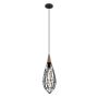 Italux MAELLE MDM-2595/1S BK Suspension lumineuse 1x40W/E14