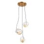 Italux MELISA MDM-3942/3 GD Suspension lumineuse 3x25W/G9 IP20
